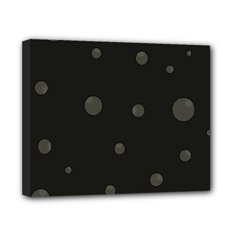 Gray Bubbles Canvas 10  X 8  by Valentinaart