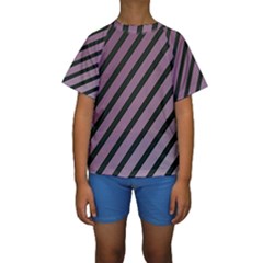 Elegant Lines Kid s Short Sleeve Swimwear by Valentinaart