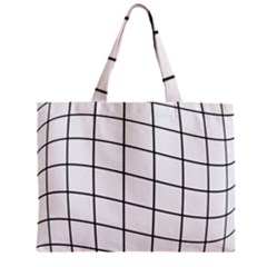 Simple Lines Zipper Mini Tote Bag by Valentinaart