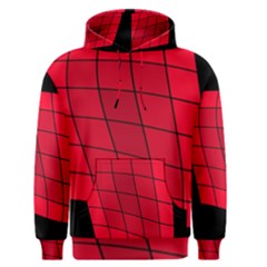 Red Abstraction Men s Pullover Hoodie