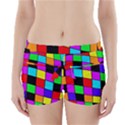 Colorful cubes  Boyleg Bikini Wrap Bottoms View1