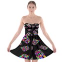 Colorful abstraction Strapless Dresses View1