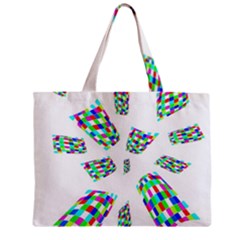 Colorful Abstraction Zipper Mini Tote Bag by Valentinaart