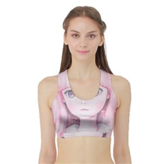 Slow Spring Sports Bra With Border