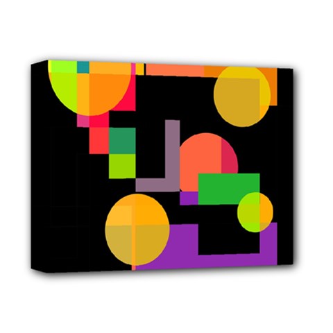 Colorful Abstraction Deluxe Canvas 14  X 11 