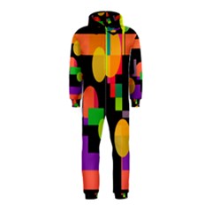 Colorful Abstraction Hooded Jumpsuit (kids) by Valentinaart