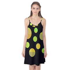 Green Abstract Circles Camis Nightgown by Valentinaart