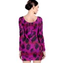 Pink Leopard Long Sleeve Bodycon Dress View2