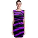 Purple Zebra Classic Sleeveless Midi Dress View1