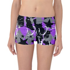 Purple Scene Kid Boyleg Bikini Bottoms by ArtistRoseanneJones