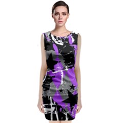 Purple Scene Kid Classic Sleeveless Midi Dress by ArtistRoseanneJones