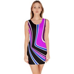 Colors of 70 s Sleeveless Bodycon Dress