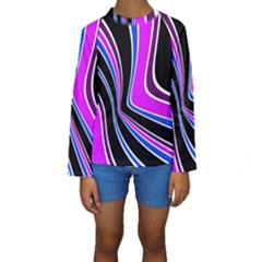 Colors of 70 s Kid s Long Sleeve Swimwear