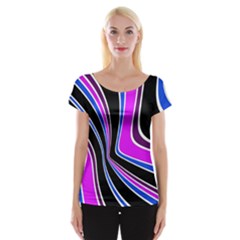 Colors of 70 s Women s Cap Sleeve Top