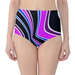 Colors of 70 s High-Waist Bikini Bottoms