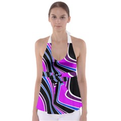 Colors of 70 s Babydoll Tankini Top