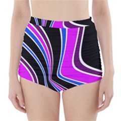 Colors of 70 s High-Waisted Bikini Bottoms