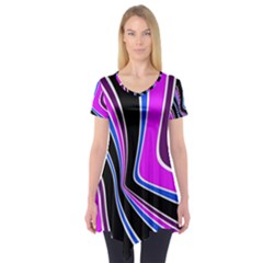 Colors of 70 s Short Sleeve Tunic 
