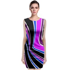 Colors of 70 s Classic Sleeveless Midi Dress