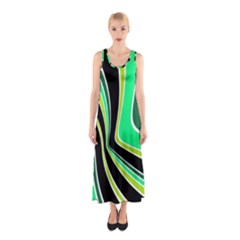 Colors Of 70 s Sleeveless Maxi Dress by Valentinaart