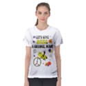 Let s Give Bees A Chance, Man! Women s Sport Mesh Tee View1