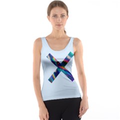 Holo X Contrast Tank Top by itsybitsypeakspider