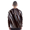 Black Brown And White Camo Streaks Hooded Wind Breaker (Men) View2