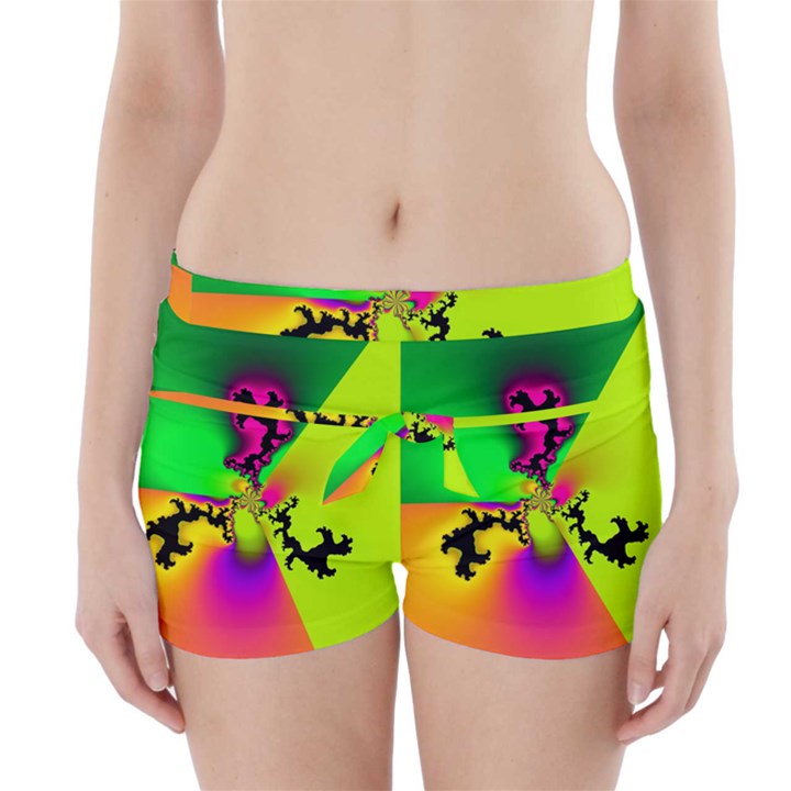 Creation Of Color Boyleg Bikini Wrap Bottoms