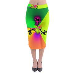 Creation Of Color Midi Pencil Skirt by TRENDYcouture