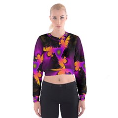 Beginning Women s Cropped Sweatshirt by TRENDYcouture