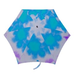 Blue And Purple Clouds Mini Folding Umbrellas by TRENDYcouture