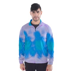 Blue And Purple Clouds Wind Breaker (men) by TRENDYcouture