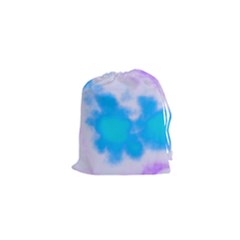 Blue And Purple Clouds Drawstring Pouches (xs)  by TRENDYcouture