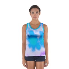 Blue And Purple Clouds Tops by TRENDYcouture