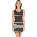 Gray Camouflage Sleeveless Bodycon Dress View1