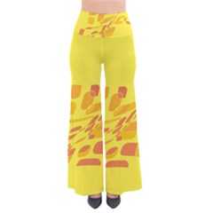 Yellow Abstraction Pants by Valentinaart