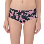 Kitty Camo Mid-Waist Bikini Bottoms