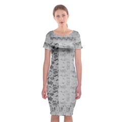 Net Curtain Classic Short Sleeve Midi Dress by DeneWestUK