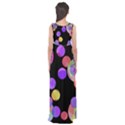 Colorful decorative circles Empire Waist Maxi Dress View2