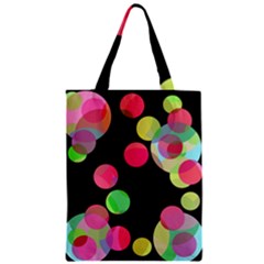 Colorful Decorative Circles Zipper Classic Tote Bag by Valentinaart