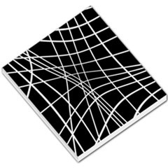 Black And White Elegant Lines Small Memo Pads