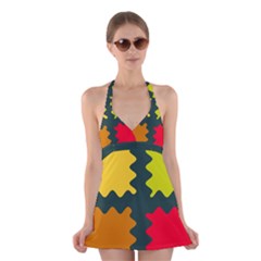 4 Shapes                  Halter Swimsuit Dress by LalyLauraFLM