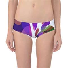 Colorful Abstract Flower Classic Bikini Bottoms by Valentinaart