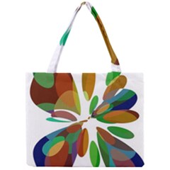 Colorful Abstract Flower Mini Tote Bag by Valentinaart