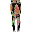 Colorful abstract flower Yoga Leggings View2