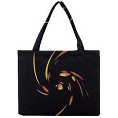 Orange Twist Mini Tote Bag by Valentinaart