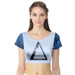 Delta  Short Sleeve Crop Top (Tight Fit)