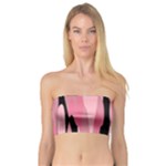 Black and pink Camo abstract Bandeau Top