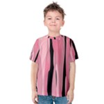 Black and pink Camo abstract Kid s Cotton Tee