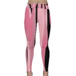 Black and pink Camo abstract Yoga Leggings